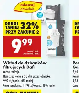 Biedronka Wkład do dzbanków filtrujących Dafi oferta