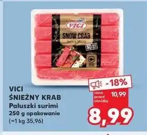 Kaufland Paluszki krabowe surimi Vici oferta