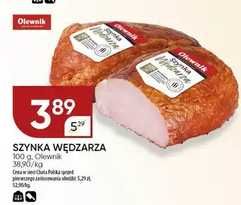 Chata Polska Szynka wędzarza 100g Olewnik oferta