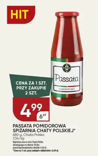 Chata Polska Passata pomidorowa Spiżarnia Chaty Polskiej 680 g Chata Polska oferta