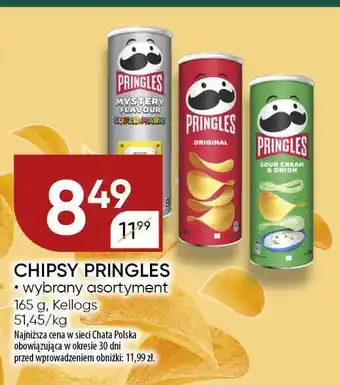 Chata Polska Chipsy Pringles 165 g Kellogs oferta