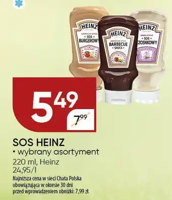 Chata Polska Sos Heinz oferta