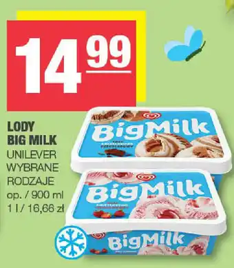 Spar Big milk unilever oferta