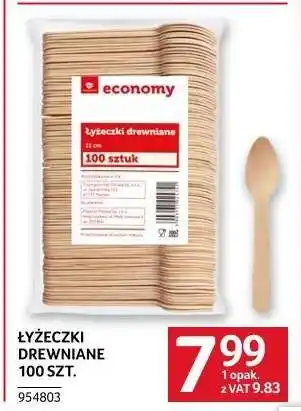 Selgros Łyżeczki drewniane 100 szt oferta