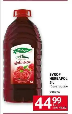 Selgros Syrop Herbapol 5 L oferta