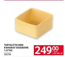 Selgros TARTALETKI MINI KWADRAT DESEROWE oferta