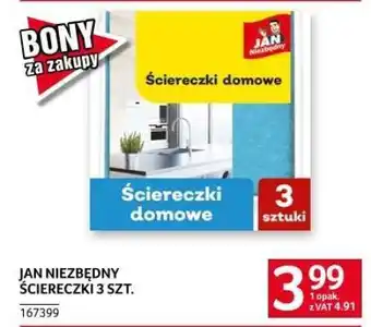 Selgros JAN NIEZBĘDNY ŚCIERECZKI 3 SZT oferta