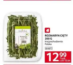 Selgros Rozmaryn cięty 200 g oferta