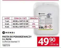Selgros PASTA DO PODGRZEWACZY 5 L PŁYN oferta