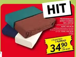 Selgros Prześcieradło jersey z gumką oferta