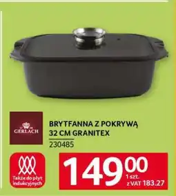 Selgros Brytfanna z pokrywą 32 cm Granitex oferta