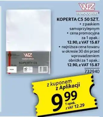 Selgros KOPERTA C5 50 SZT oferta