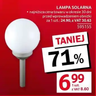 Selgros Lampa solarna oferta
