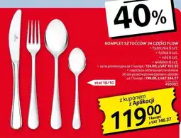 Selgros KOMPLET SZTUĆCÓW 24 CZĘŚCI FLOW oferta