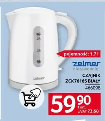 Selgros Czajnik Zelmer ZCK7616S Biały oferta
