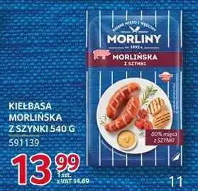 Selgros Kiełbasa Morlińska z Szynki 540 g oferta