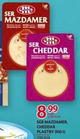 Selgros Ser Mazdamer, Cheddar Plastry 300 g oferta