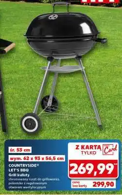 Kaufland COUNTRYSIDE LET’S BBQ Grill kulisty oferta