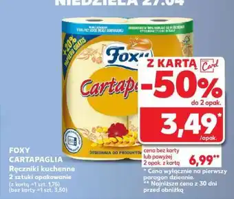 Kaufland FOXY CARTAPAGLIA oferta