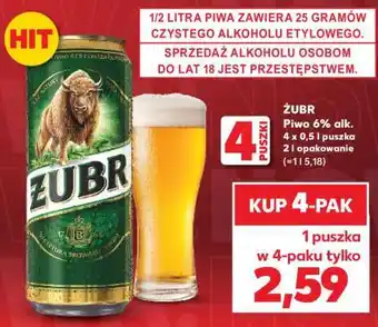 Kaufland Żubr oferta