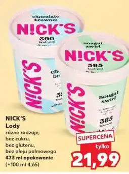 Kaufland NICK’S Lody oferta