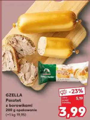 Kaufland GZELLA Pasztet z borowikami 200 g opakowanie oferta