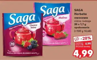 Kaufland SAGA Herbata owocowa oferta