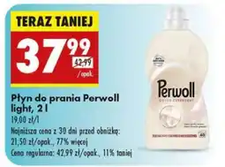 Biedronka Płyn do prania Perwoll light, 2 l oferta