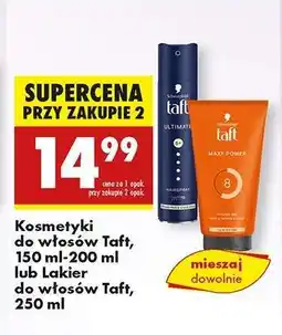 Biedronka Kosmetyki do włosów Taft, 150 ml-200 ml lub Lakier do włosów Taft, 250 ml oferta