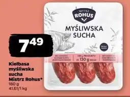 Netto Kiełbasa myśliwska Mistrz Rohus oferta