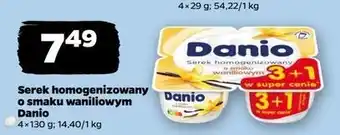 Netto Serek wanilia Danone Danio oferta
