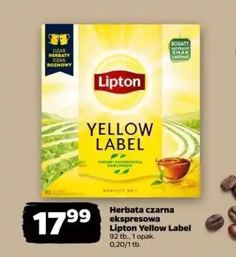 Netto Herbata Lipton Yellow Label Tea oferta