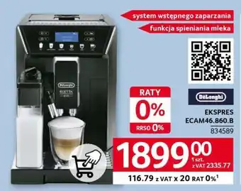 Selgros DeLonghi Ekspres ECAM46.860.B oferta