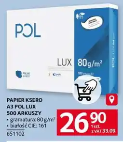 Selgros Papier ksero A3 POL LUX oferta