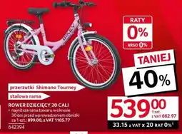 Selgros Rower Dziecięcy 20 Cali oferta