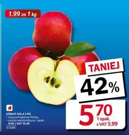 Selgros JABŁKA GALA 3 KG oferta