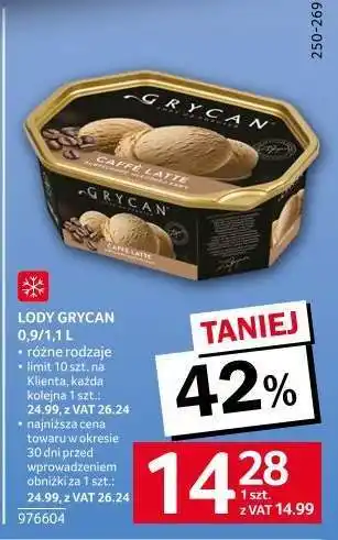 Selgros Lody Grycan oferta