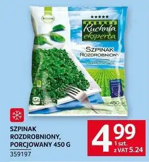 Selgros Szpinak Rozdrobniony, Porcjowany 450 g oferta