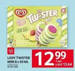 Selgros Lody Twister Mini 8 x 50 ml oferta