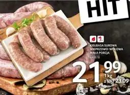 Selgros Kiełbasa surowa wieprzowo-wołowa oferta