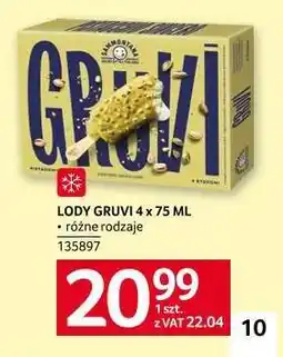 Selgros Lody Gruvi 4 x 75 ml oferta