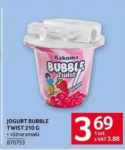 Selgros JOGURT BUBBLE TWIST 210 G oferta