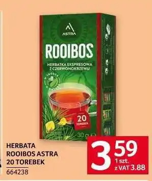Selgros Herbata Rooibos Astra 20 torebek oferta