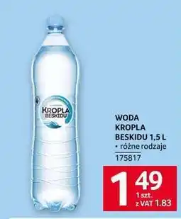 Selgros WODA KROPLA BESKIDU 1,5 L oferta