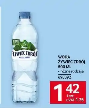 Selgros WODA ŻYWIEC ZDRÓJ 500 ML oferta