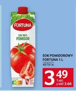 Selgros SOK POMIDOROWY FORTUNA 1 L oferta