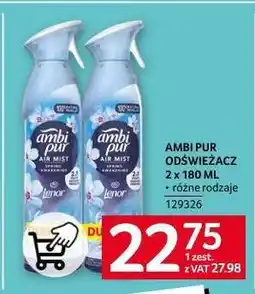 Selgros AMBI PUR ODŚWIEŻACZ 2 x 180 ML oferta
