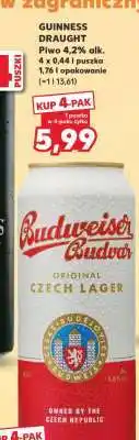 Kaufland Budweiser Budvar oferta