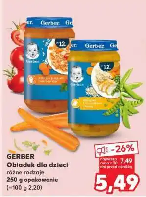 Kaufland GERBER Obiadek dla dzieci oferta
