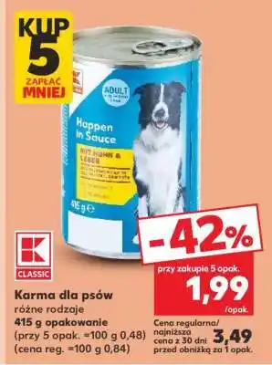 Kaufland Karma dla psów oferta